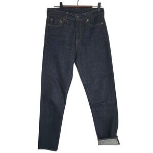 Japan Blue Jeans‎ Selvage Denim 25x32 Dark Indigo Made in Japan Raw Denim Indigo